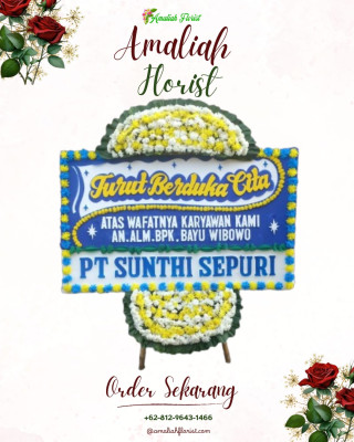 Papan Bunga Duka di Mariso